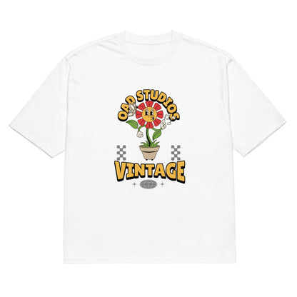 Flower Oversized Heavyweight T-Shirt - OAD Studios